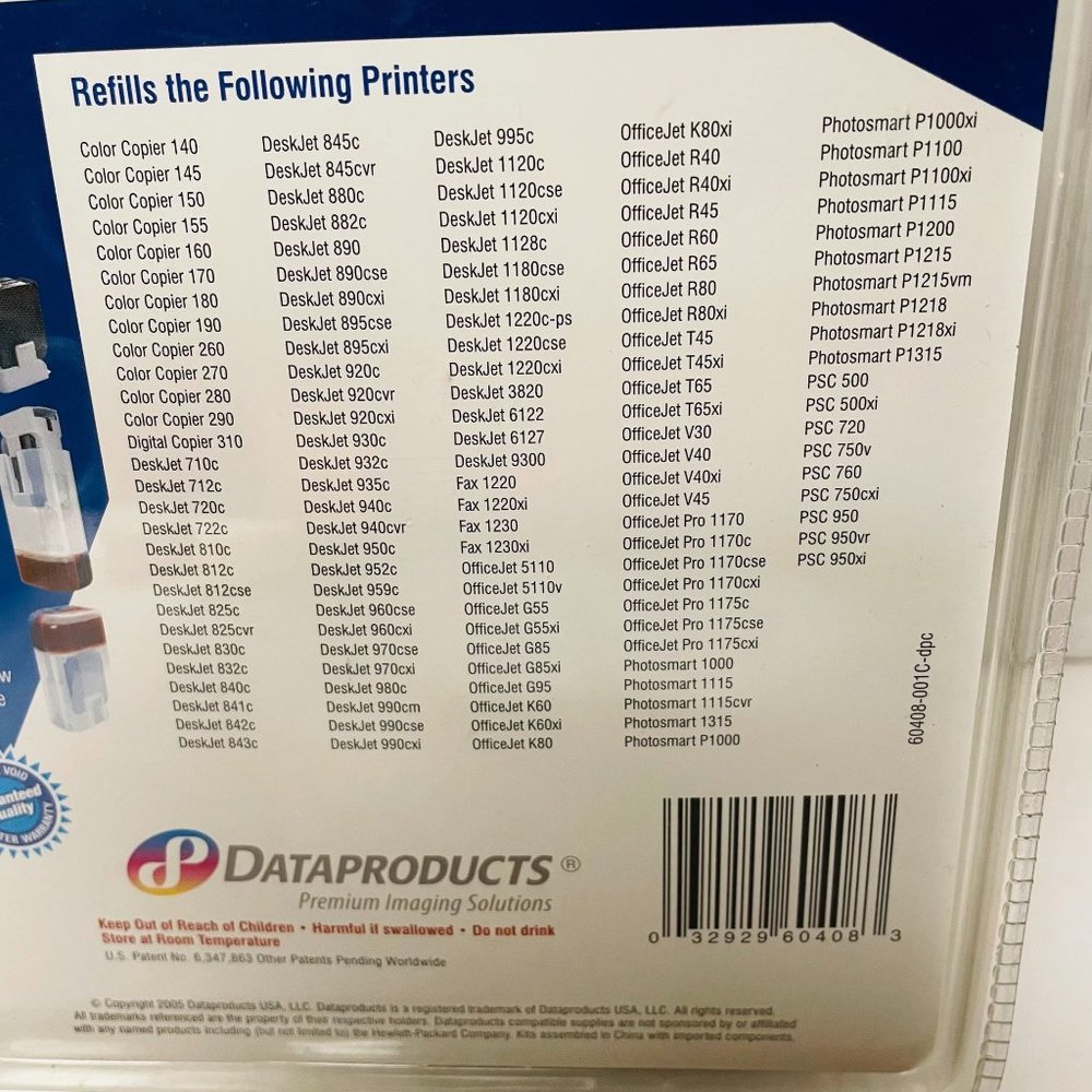 Dataproducts System Automatic Refill Color Ink #60408 Tri-color - Picture 6 of 7
